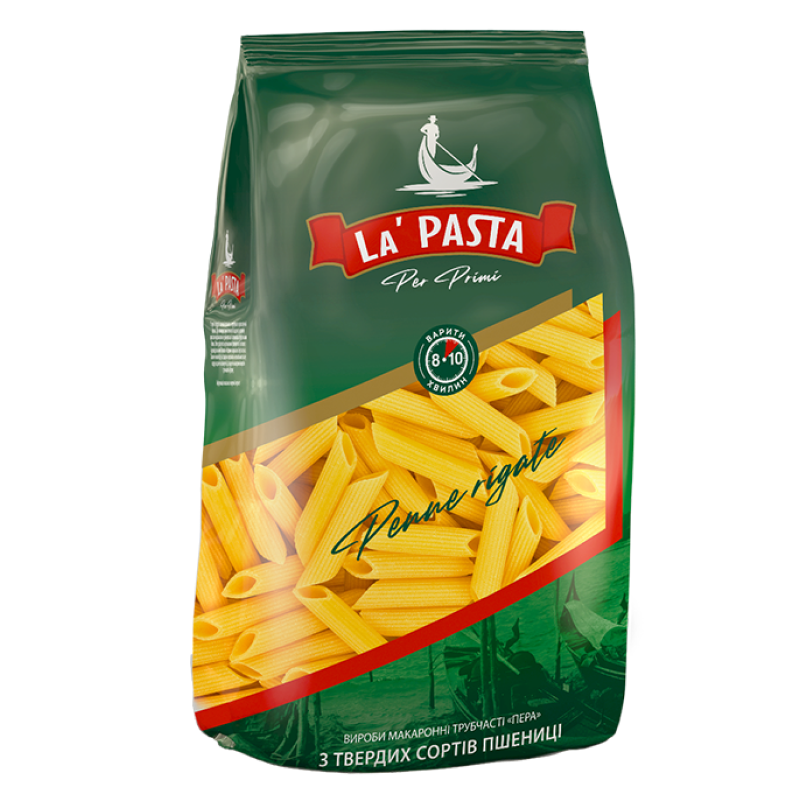 Макаронні вироби "Пера" з твердих сортів пшениці ТМ «LA PASTA PER PRIMI» 750г